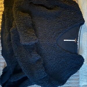 Free People Black V-Neck Sweater